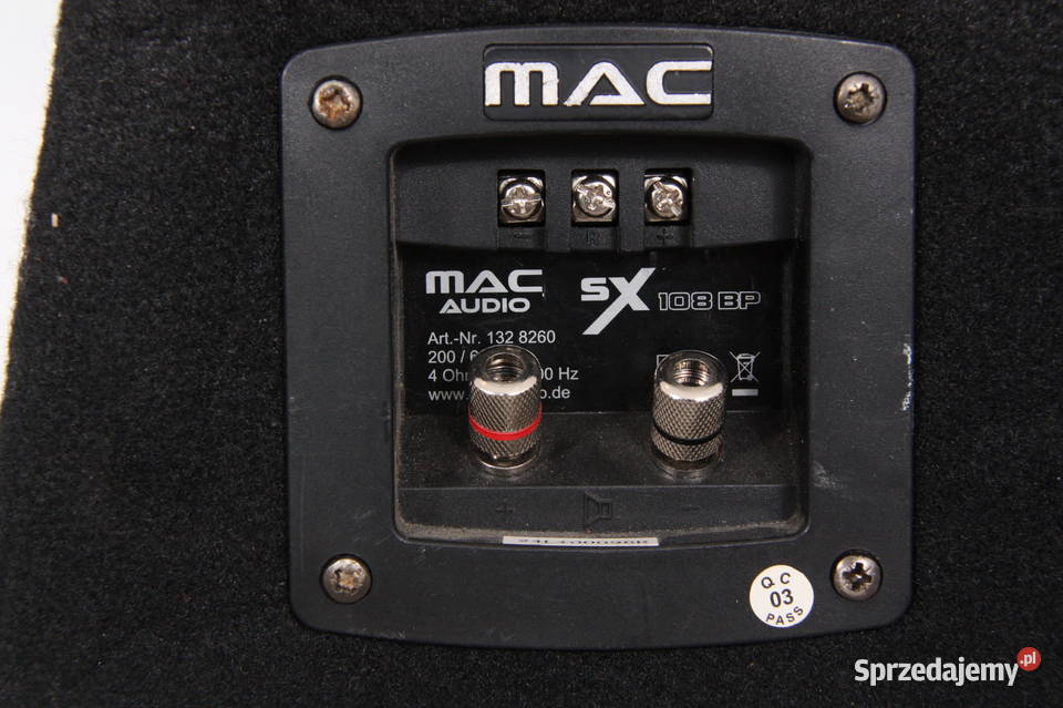 MAC subwoofer SX108 BP Głośniki Radomsko