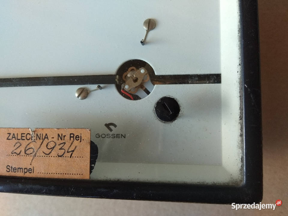 Miliamperomierz analogowy prądu stałego 0360 mA Produkcja warmińsko-mazurskie Elbląg