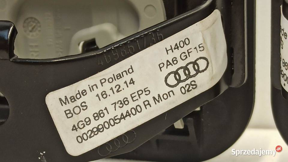 AUDI A6 C7 UCHWYTY BAGAŻNIKA KOMPLET 4G9861735 sprzedam