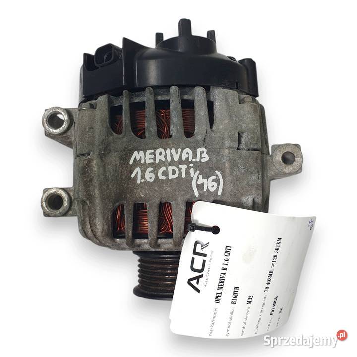 ALTERNATOR Opel Astra K Meriva B 16 CDTi osobowe lubelskie Chełm