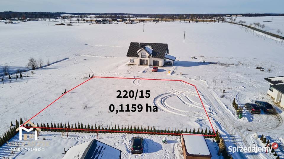 Działka budowlana Galiny 011 ha lasu woda