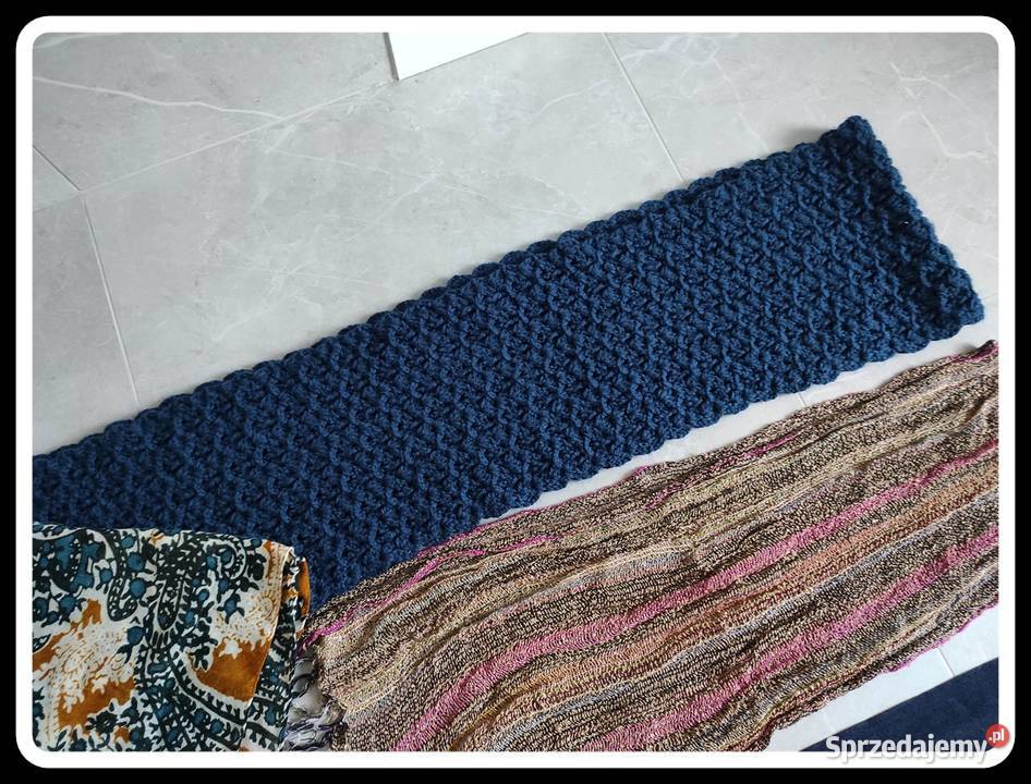 Zestaw szalików szali i chust 6 sztuk Dodatki mazowieckie Płock