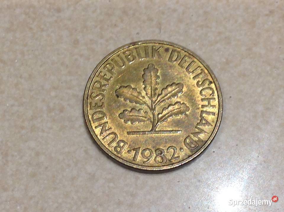 Moneta 10 PFENNIG 1982 r Nowa Sól