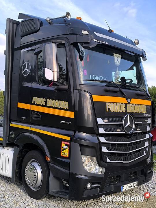Mercedes Actros MP4 Pomoc drogowa Laweta wielofunkcyjna kierownica łódzkie sprzedam