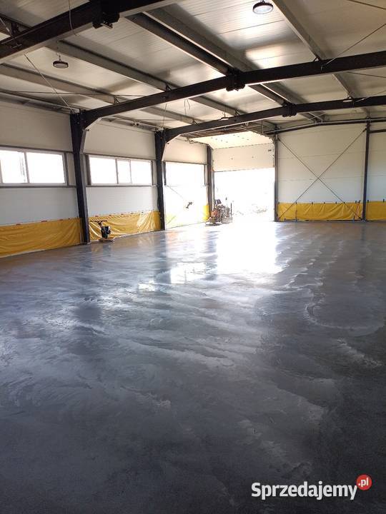 Posadzki przemysłowe Zacierane Agregat 15 lat