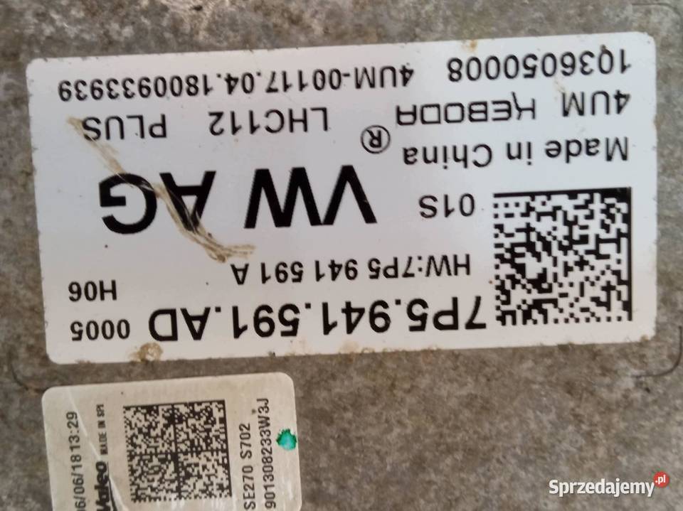 PRZETWORNICA XENON 7P5941591AD Seat Ibiza V 2017