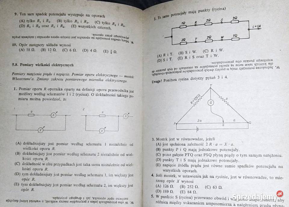 Powtórka z fizyki kandydatów na studia w Rok wydania 1984 Chełm