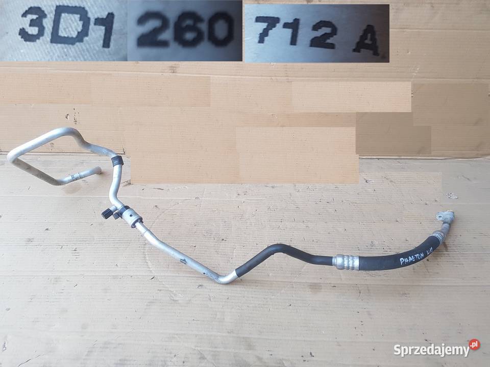 VW Phaeton rurki przewody układu klimatyzacji 60
