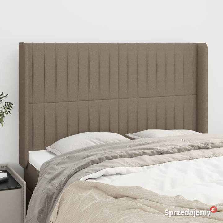 Zagłówek uszak taupe 147x16x118128 tkanina Warszawa sprzedam