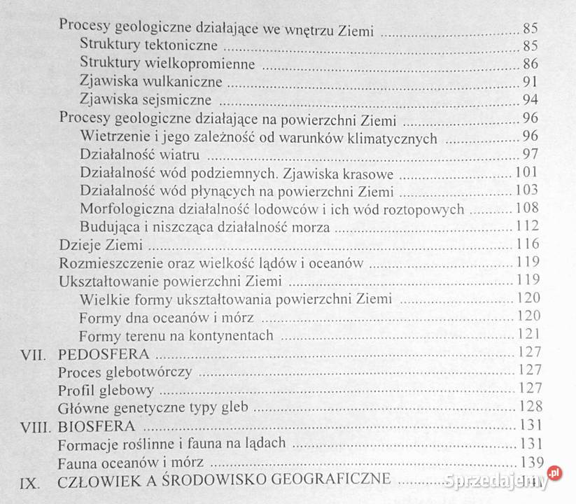 Podstawy geografii fizycznej ogólnej z lubelskie Chełm