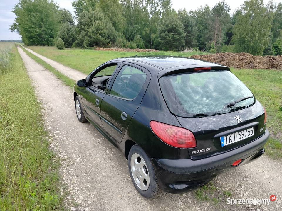 Peugeot 206 14benzyna 2003 r klima możliwa elektryczne lusterka Sekursko