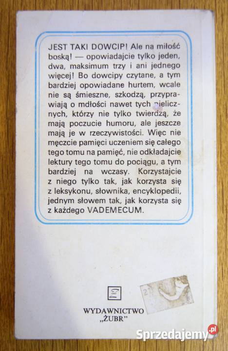 Jerzy Wittlin Jest taki dowcip Vademecum Parczew