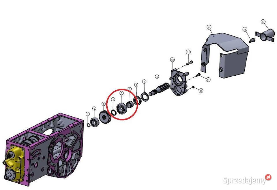 Łożysko szkrzyni biegów Mitsubishi VST Tajęcina sprzedam