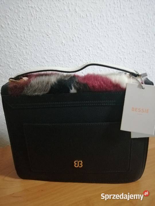 Bessie London futrzana torebka z metką Faux fur Dla kobiet dolnośląskie