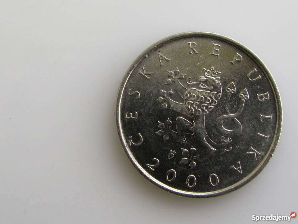 Moneta 1 Korona 2000 Czechy warmińsko-mazurskie