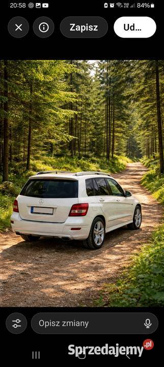 Piękny Mercedes glk zamiana nieuszkodzony dolnośląskie Wałbrzych