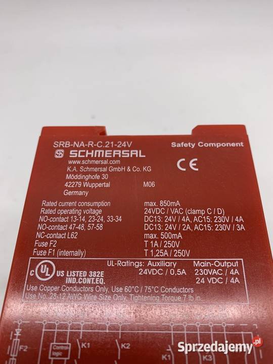 Schmersal SRBNARC2124V 101030616 Safety Relay