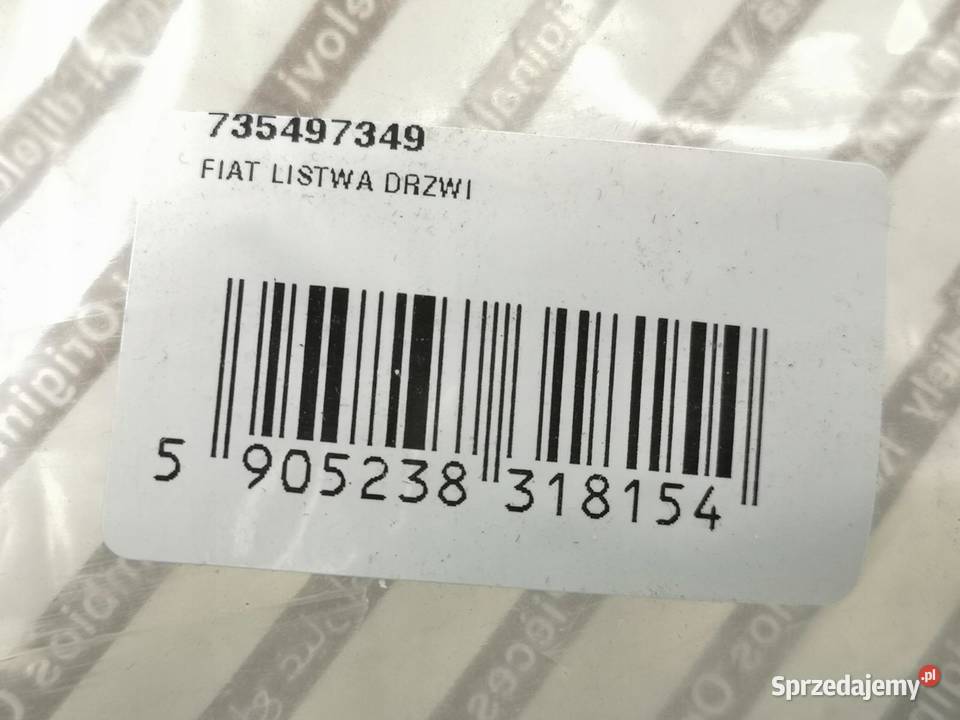 LISTWA DRZWI PRAWY PRZÓD FIAT GRANDE PUNTO 0509 Listwy sprzedam