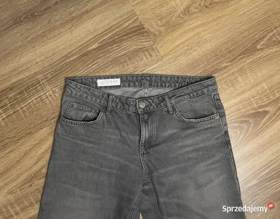 Szare jeansy