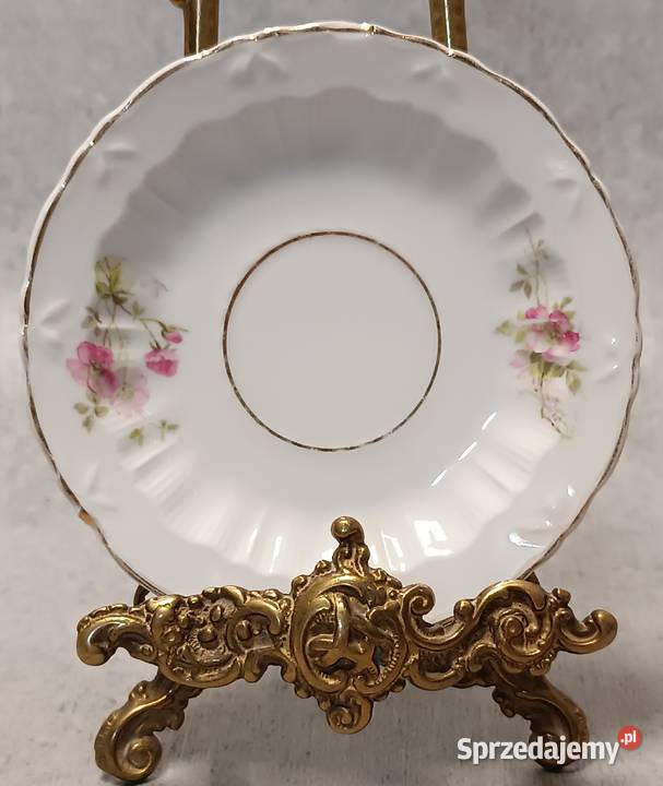 CT CARL TIELSCH Duet Filiżanka w Kwiaty Silesia Porcelana i szkło Jelenia Góra