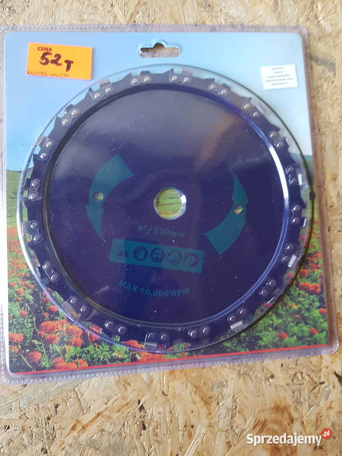 MOCNA TARCZA ŁAŃCUCHOWA DO KOSY 230mm 254mm 20T wielkopolskie sprzedam