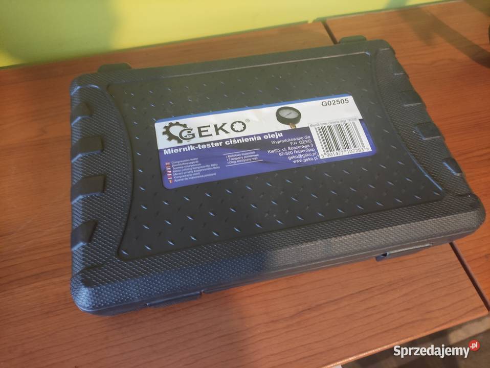 Manometr Mierniktester ciśnienia oleju Geko Testery  i mierniki Radom