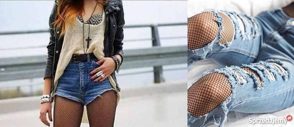 Rajstopy kabaretki sexy fishnet topshop Inna marka Zamość