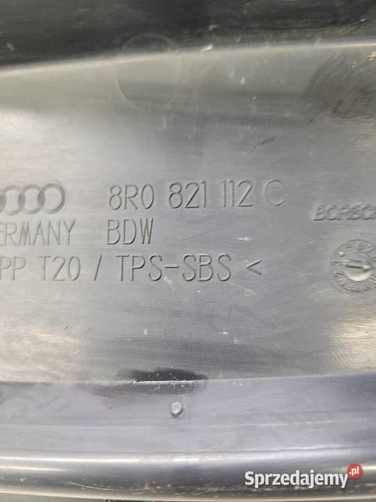 WYGŁUSZENIE BŁOTNIKA PRAWE AUDI Q5 8R 8R0821112C Motoryzacja Przystajń
