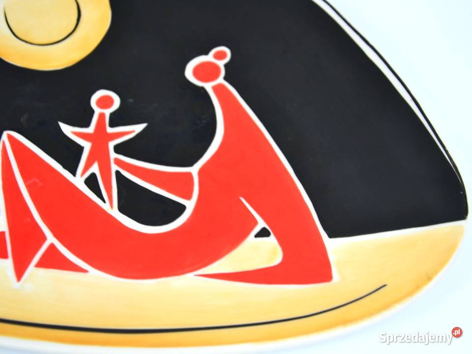 Patera art deco Zsolnay Trk Jnos Węgry lata 60te Warszawa