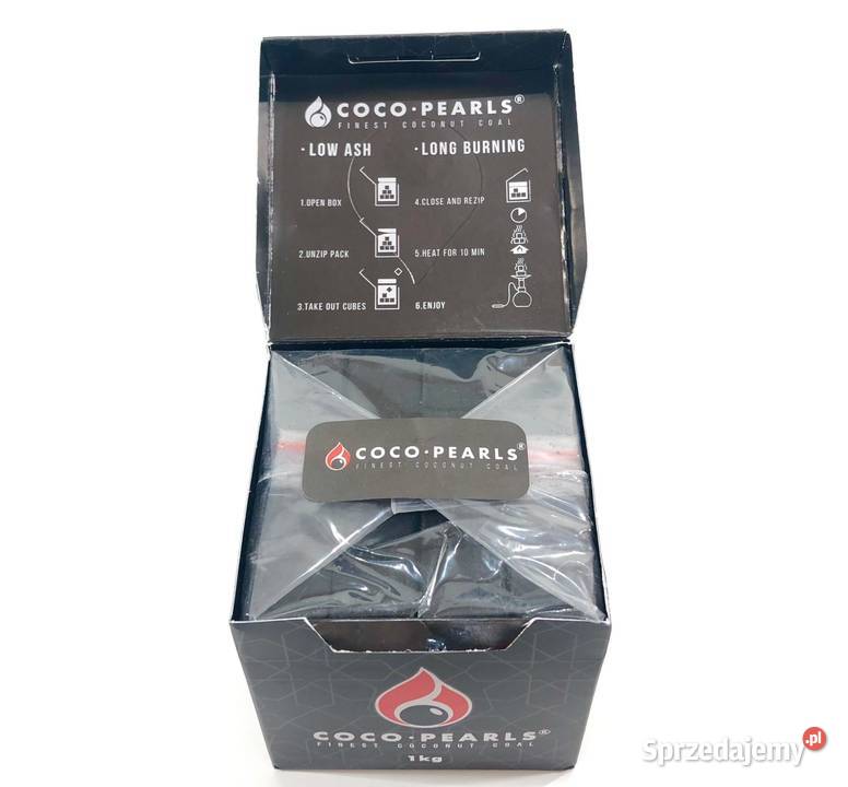 COCO PEARLS Węgiel do Fajki Wodnej Shisha 2 BOX Pozostałe Łódź