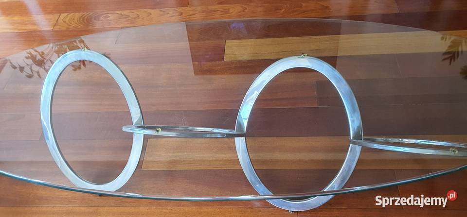 Stolik szklany owalny Warszawa