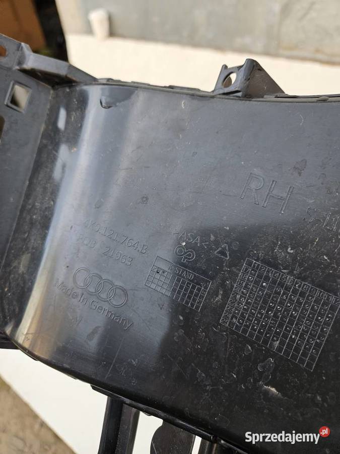 AUDI A6 C8 SLINE KIEROWNICA POWIETRZA PRAWA WLOT osobowe