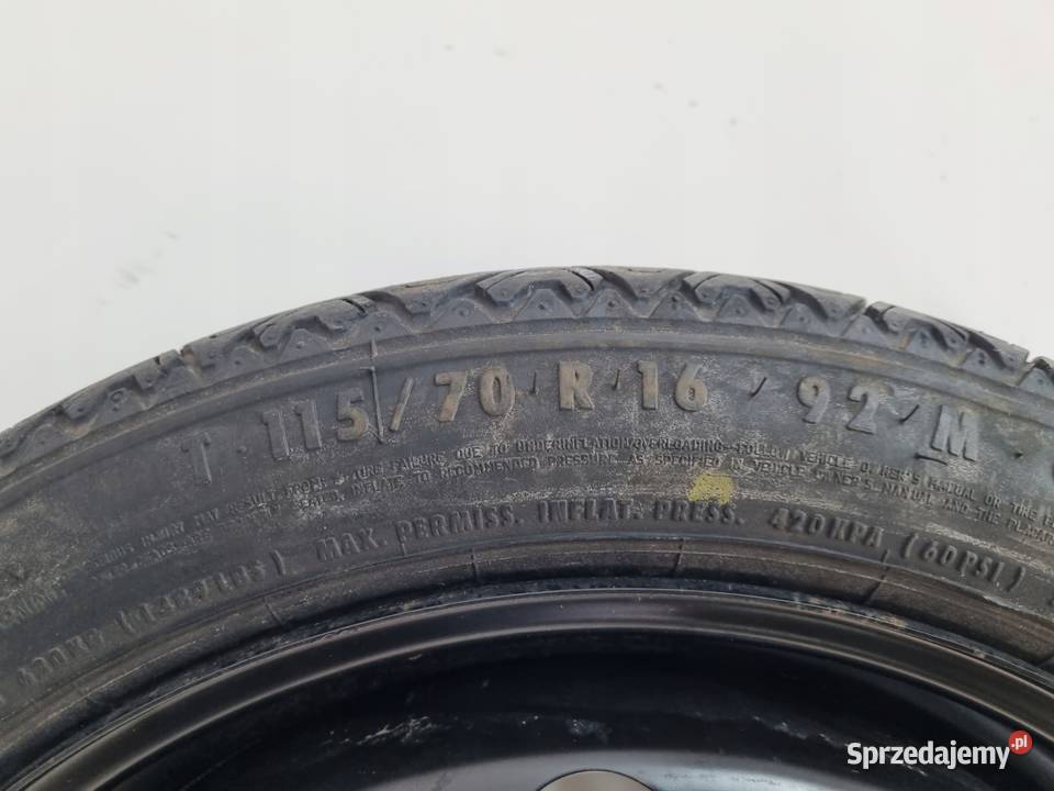 KOŁO ZAPASOWE DOJAZDOWE Opel Vectra C Astra H lubelskie Rudka