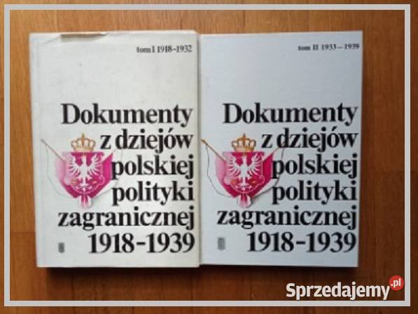 Dokumenty z dziejów polskiej polityki Łódź sprzedam