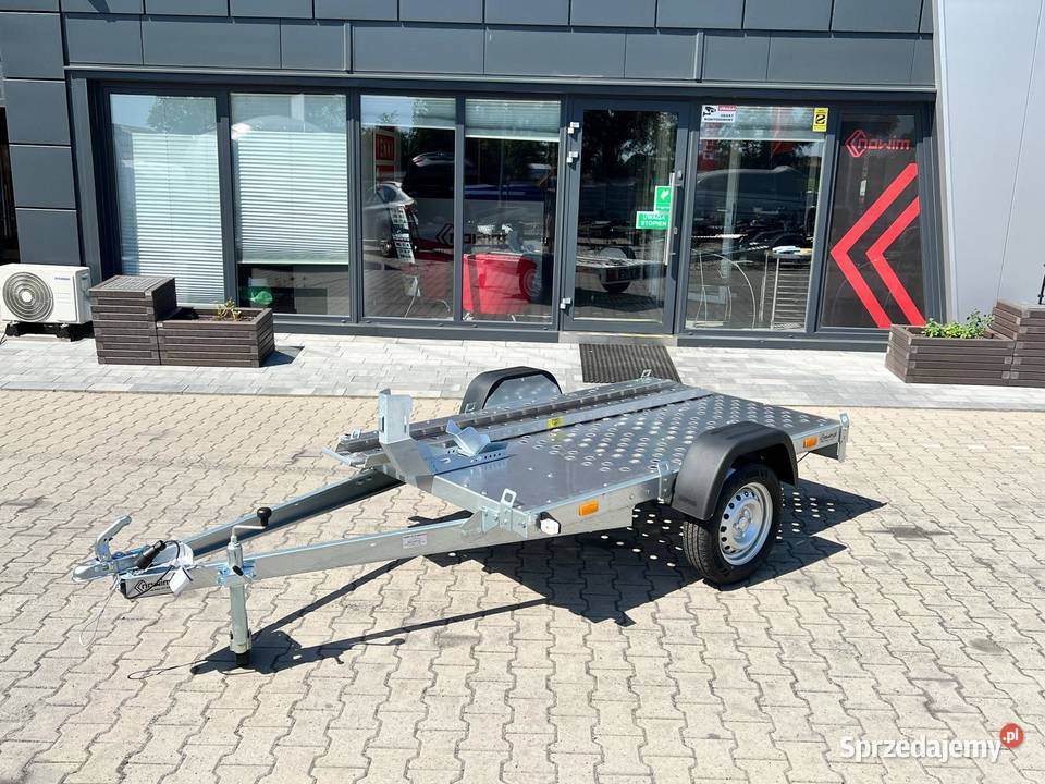 Przyczepa do przewozu motocykla platforma 1 wielkopolskie Kotlin