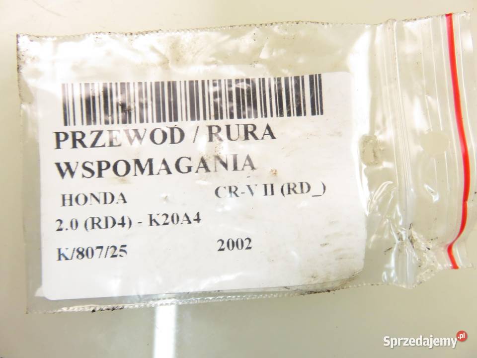 PRZEWÓD WSPOMAGANIA HONDA CRV II 20 osobowe