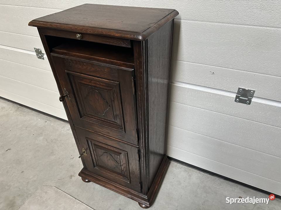 Masywna dębowa komoda 100 lite drewno 50 wielkopolskie Sławoszewek sprzedam