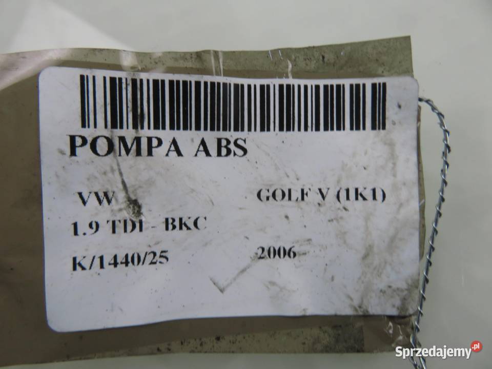 POMPA ABS VW GOLF V 1K1 1K0907379P 10097003153 osobowe Układ ABS i ESP