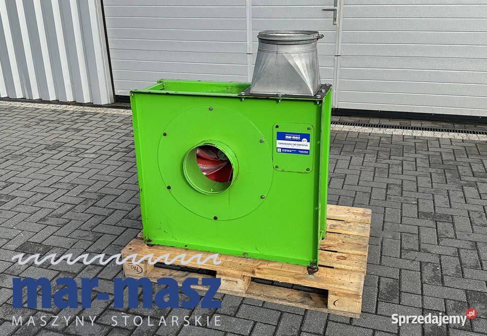 Wentylator TYWENT do odciągu trocin wyciąg 75kW Sierakowska Huta