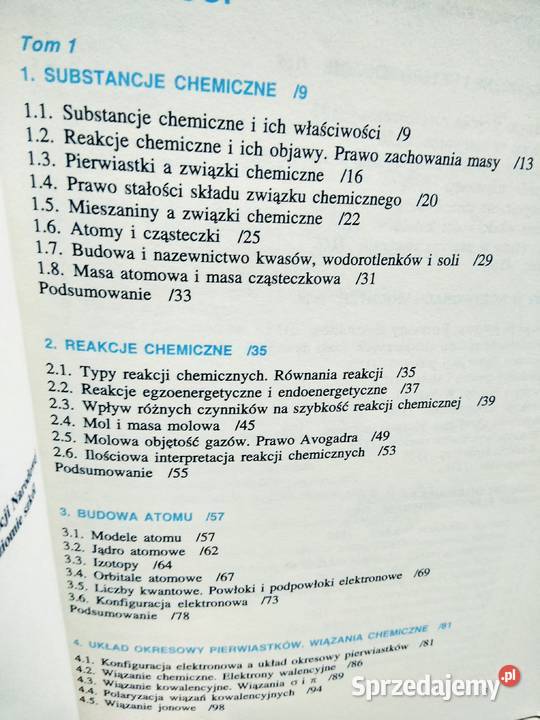 Chemia WSiP podręcznik unikatowe antykwariat Warszawa