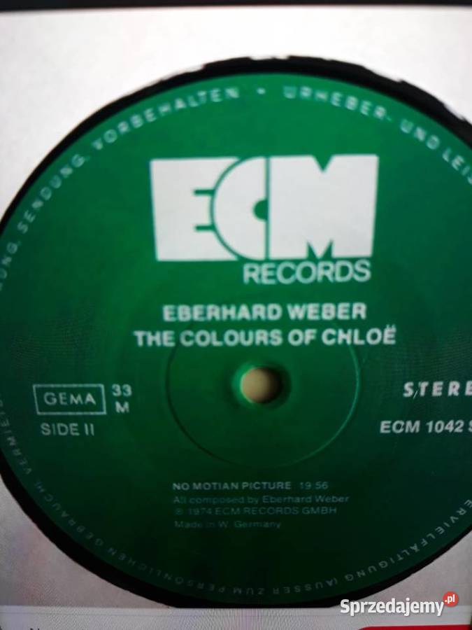 Archiwum jazz rocka EBERHARD WEBER Colours Chloe Płyty i kasety Rzeszów