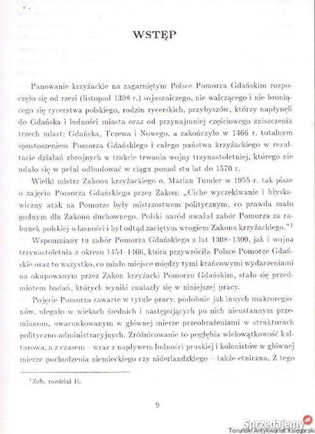 Pomorze Gdańskie pod rządami Zakonu krzyżackieg historia, archeologia Człuchów