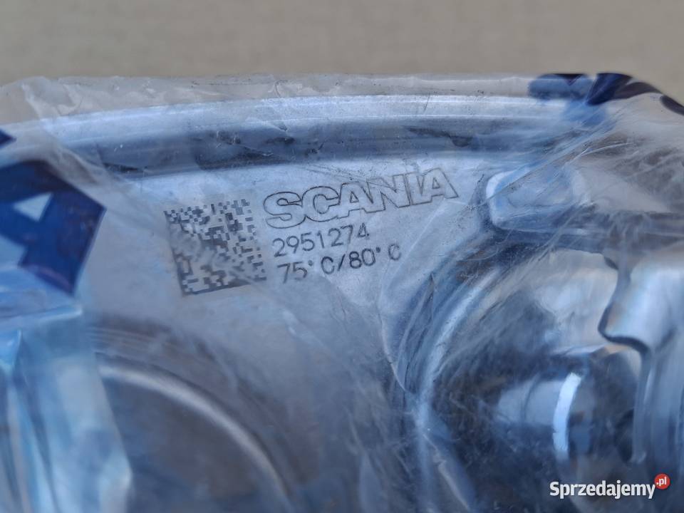 SCANIA R S TERMOSTAT NOWY ORYGINAŁ 75 80 2951274 Bieleń