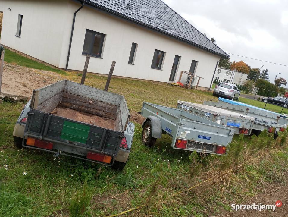 Przyczepa samochodowa przyczepka dokumenty burtowe kujawsko-pomorskie Świecie nad Osą