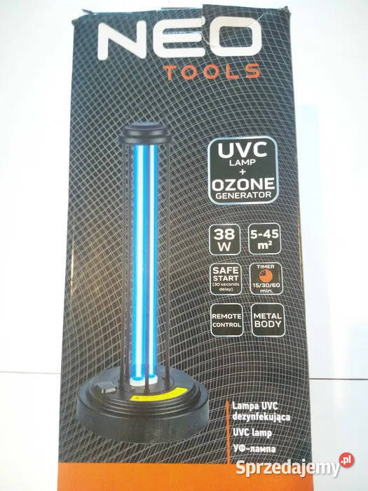 Lampa UVC antybakteryjna antygrzybicza ozonowani Poznań