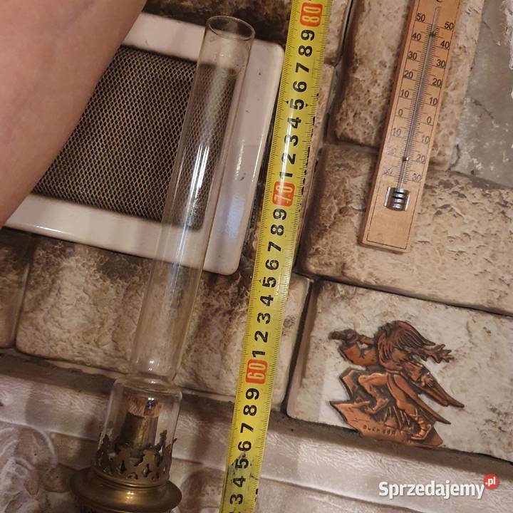 Sprawnafiguralna lampa naftowa z cynkalu 80 5