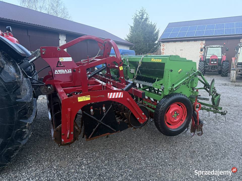 Zestaw uprawowosiewny 3m Hassia dk300 i armasz Rolnictwo lubelskie Kajetanów