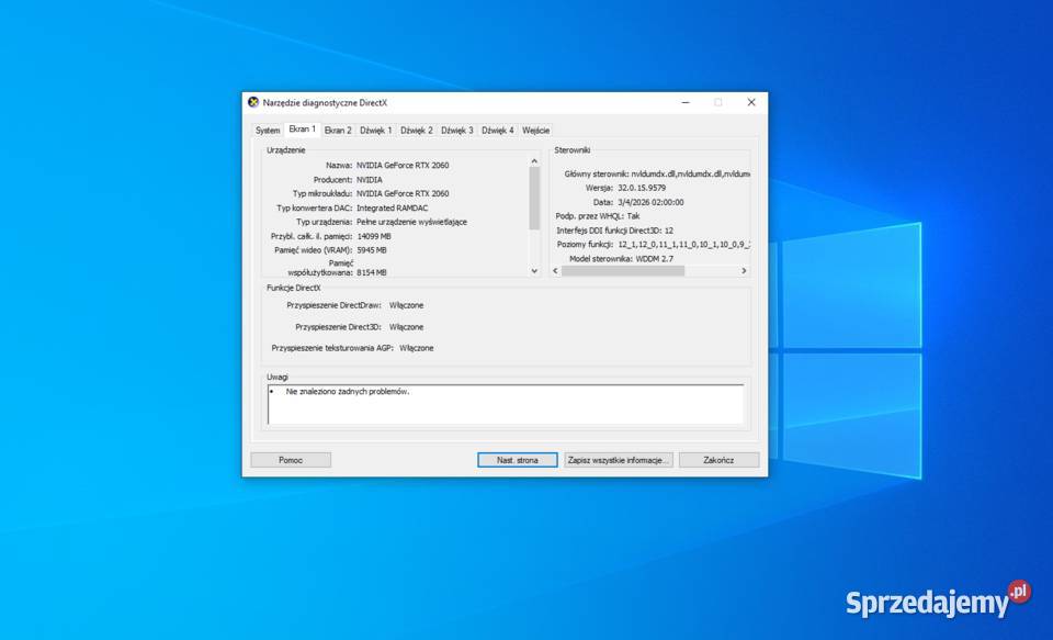 Komputer Gamingowy RTX 2060RYZEN 72TB16GB RAM Pamięć RAM 16 łódzkie Wieluń sprzedam