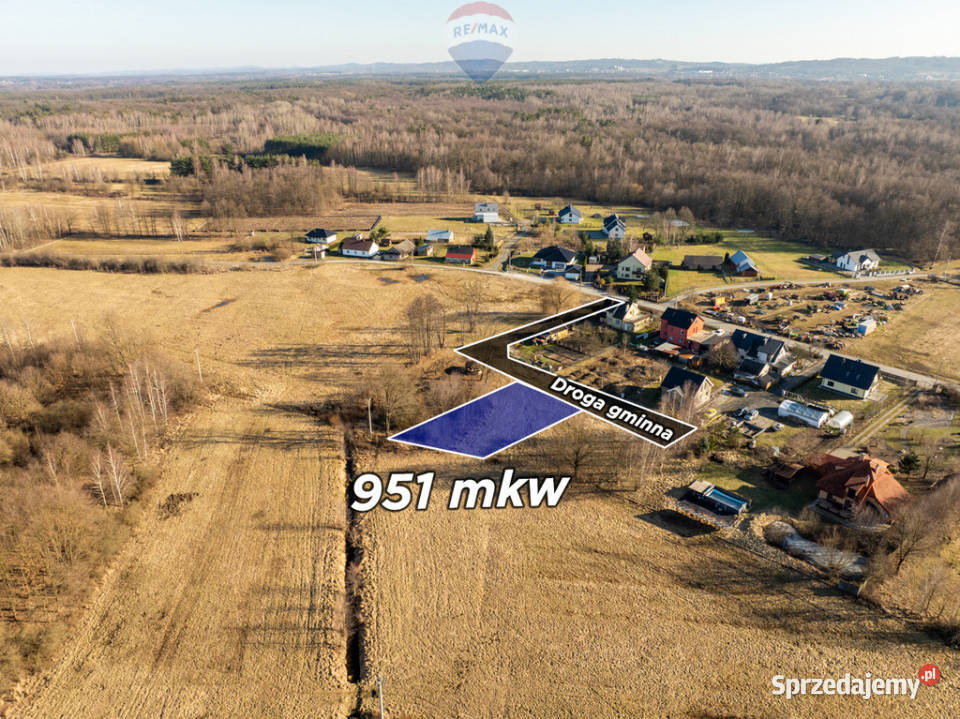 Działka budowlana Borek 951 ar Media