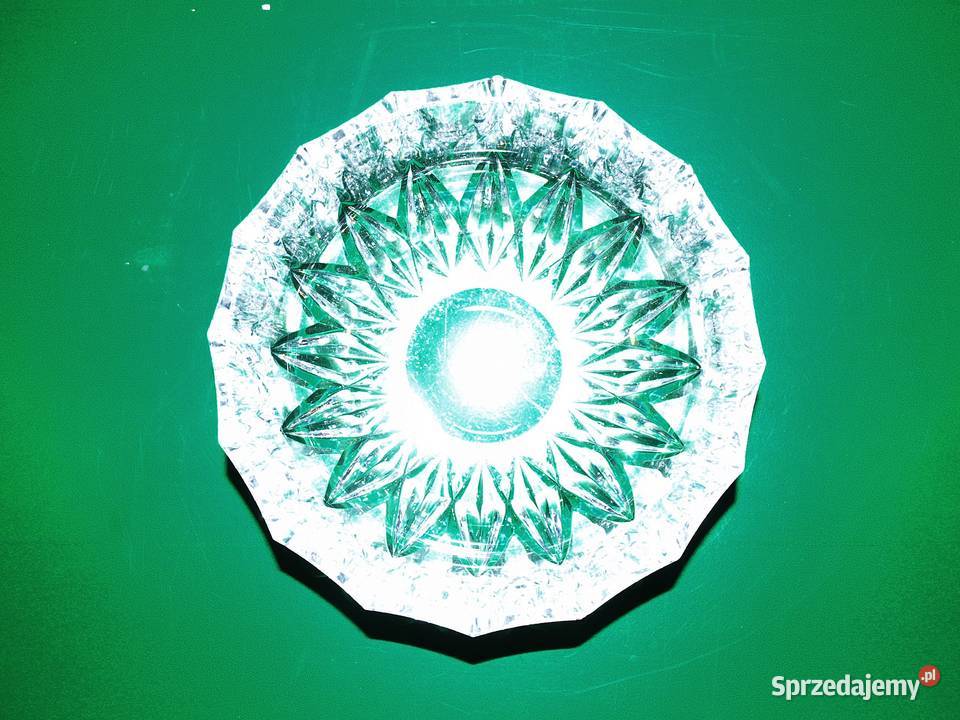 KRYSZTAŁOWA ŚREDNIA MISA na owoce słodycze epoka Ceramika i szkło